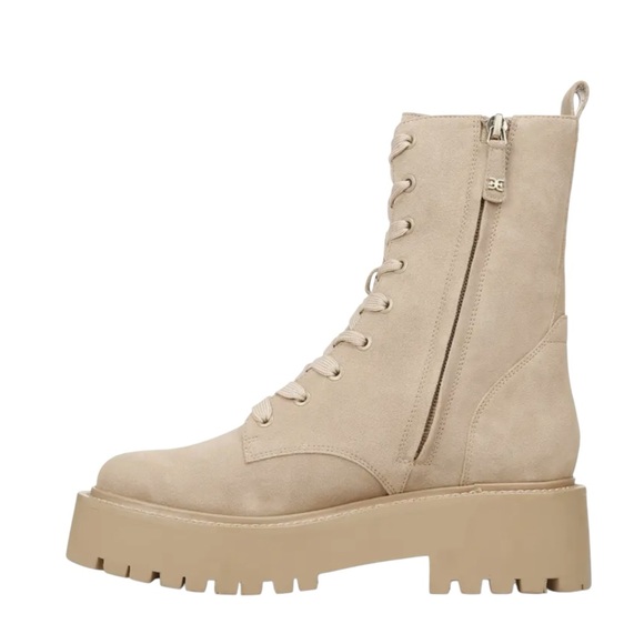 Sam Edelman Sesame EVINA Lug Sole Combat Boots - Picture 8 of 12
